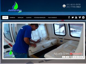 Criação de Sites para empresas de Aeronaves e Aviação