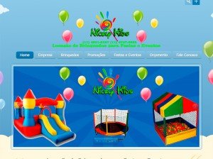 Criação de site para Locação de Brinquedos