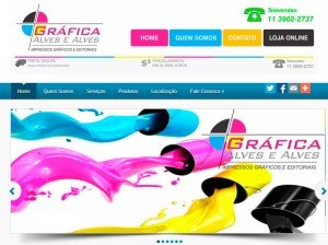 Criação de Sites para gráficas