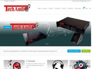 Criação de Sites para empresas de áudio e video