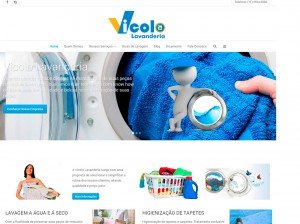 Criação de site para Lavanderia Vicolo